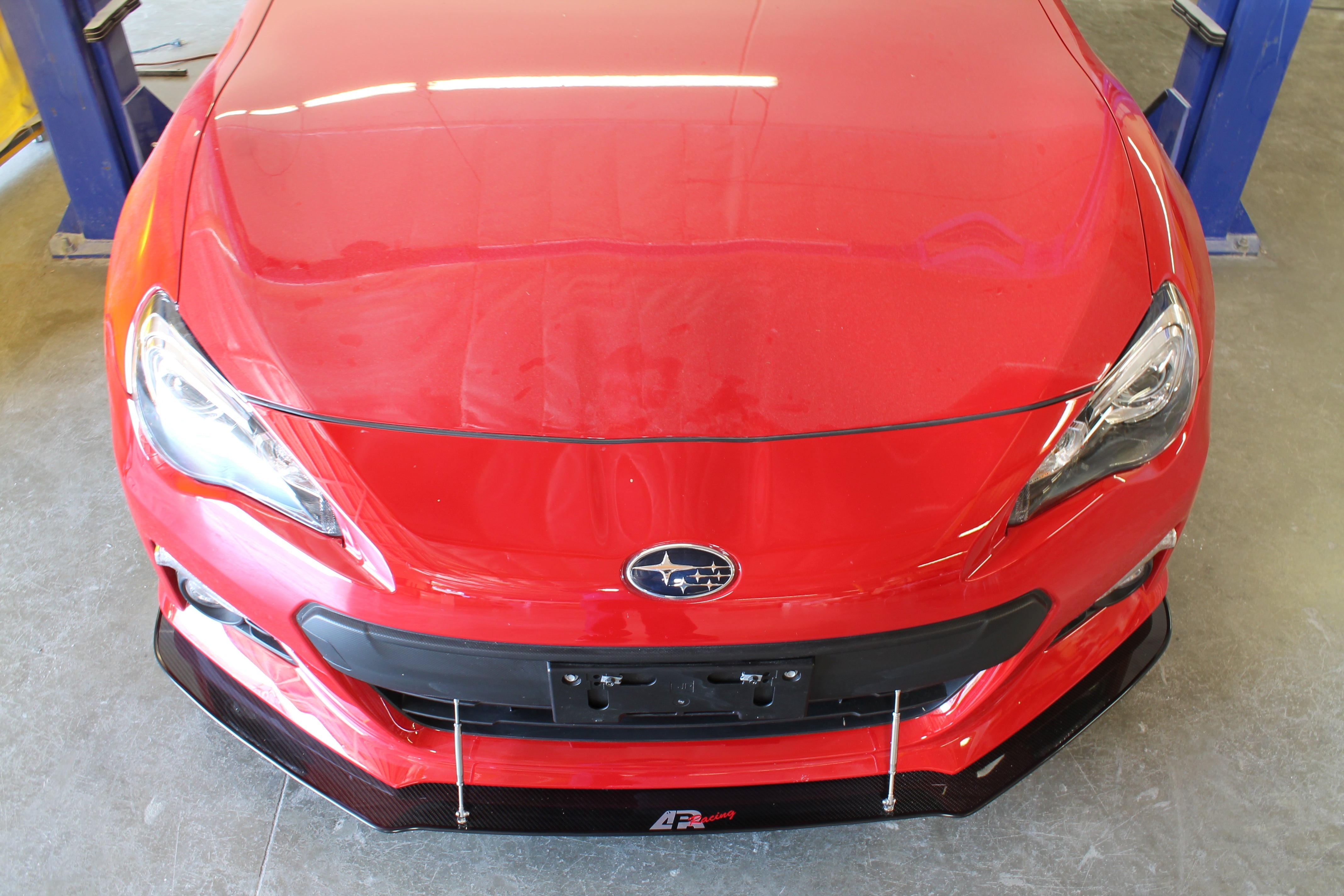 Subaru BRZ Carbon Fiber Wind Splitter w/ Rods 2013-2016-Front Wind Splitter-Grocery Getter Performance