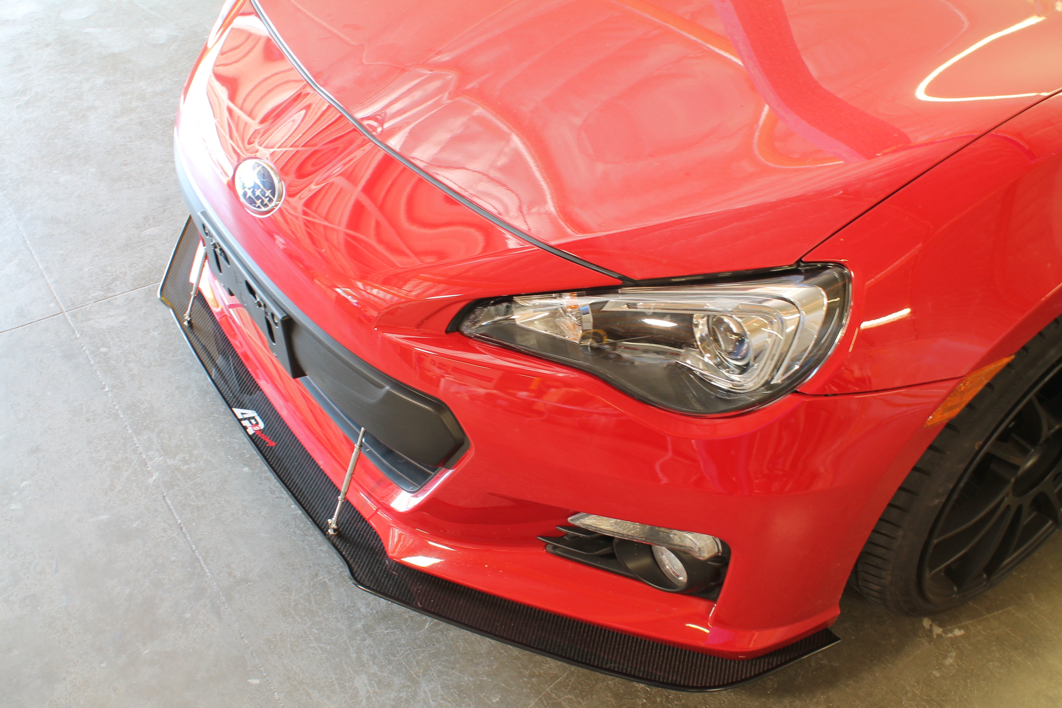 Subaru BRZ Carbon Fiber Wind Splitter w/ Rods 2013-2016-Front Wind Splitter-Grocery Getter Performance