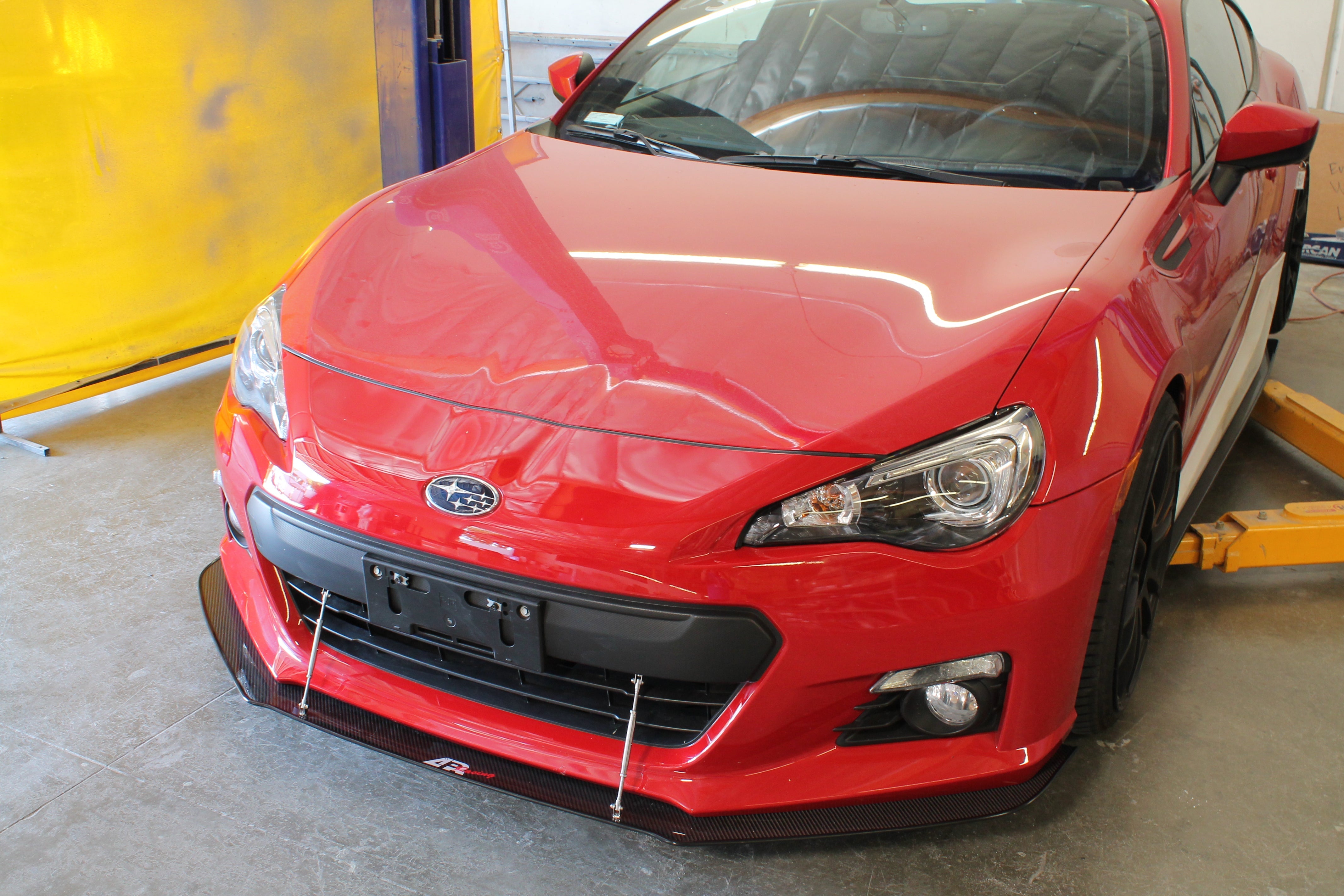 Subaru BRZ Carbon Fiber Wind Splitter w/ Rods 2013-2016-Front Wind Splitter-Grocery Getter Performance