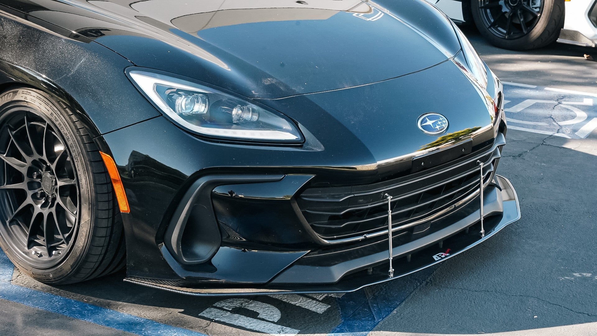 Subaru BRZ Carbon Fiber Wind Splitter w/ Rods 2022+-Front Wind Splitter-Grocery Getter Performance