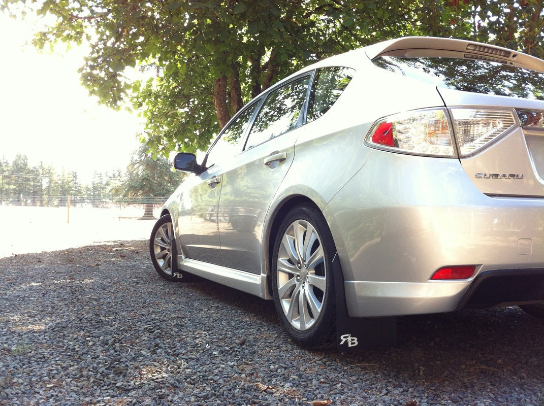 Subaru Impreza non-turbo (Base, RS, Outback) 08-11  &  WRX 08-10 (not STI) Rally Mud Flaps