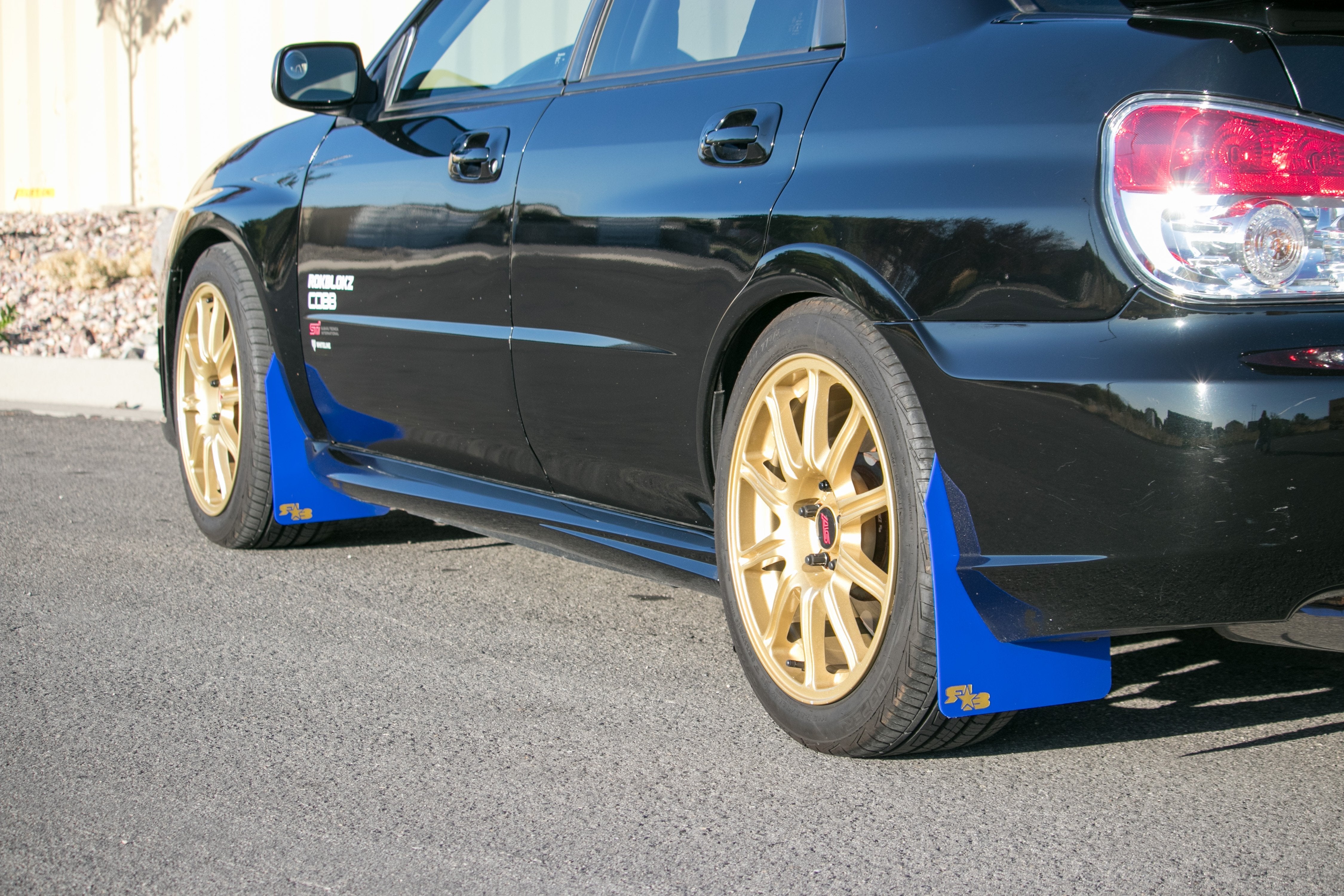 Subaru Impreza, WRX, STI 2002-2007 RokBlokz Rally Mud Flaps-Grocery Getter Performance