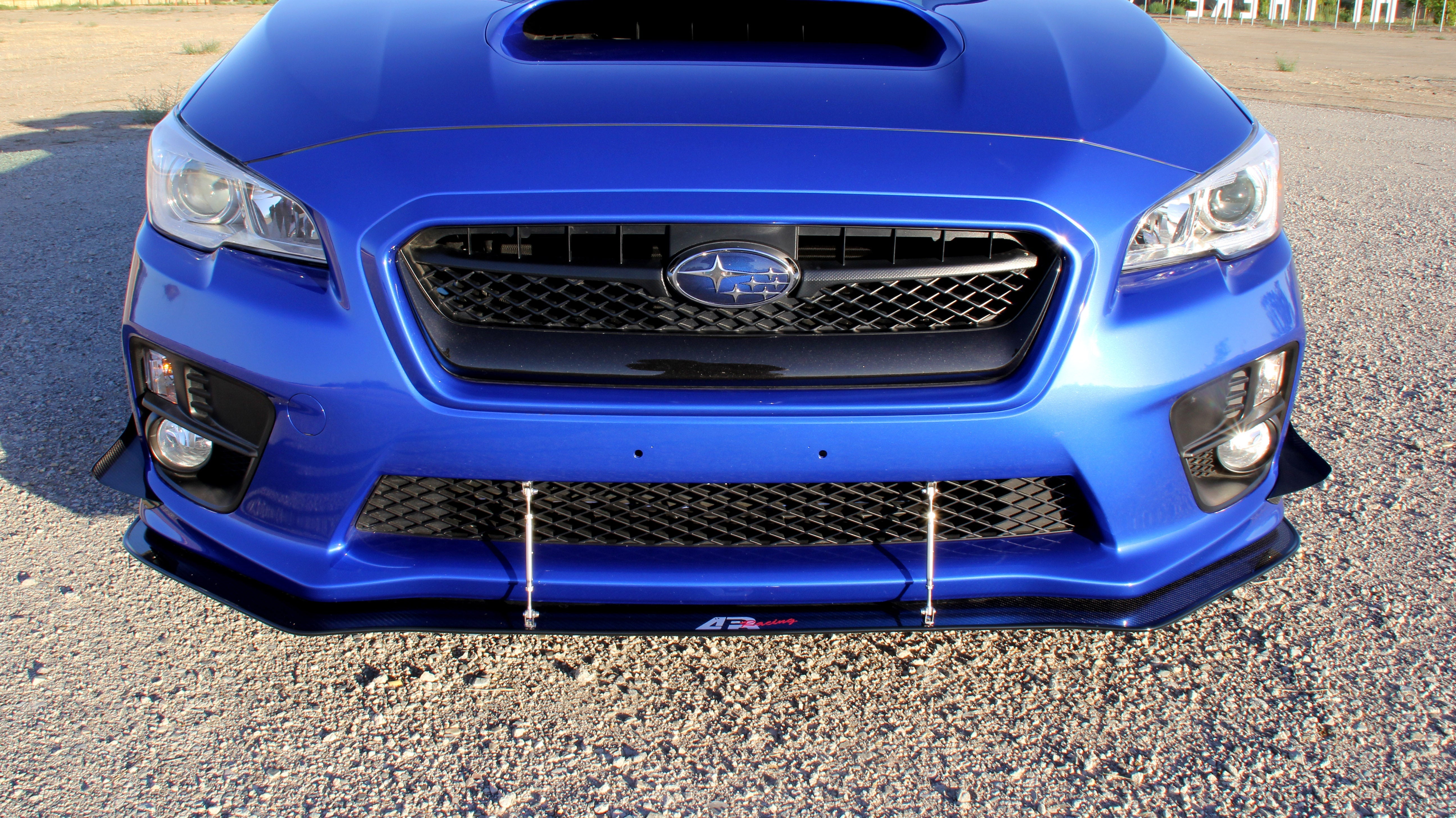 Subaru WRX Carbon Fiber Wind Splitter w/ Rods 2015-2017 (WRX Only)-Front Wind Splitter-Grocery Getter Performance