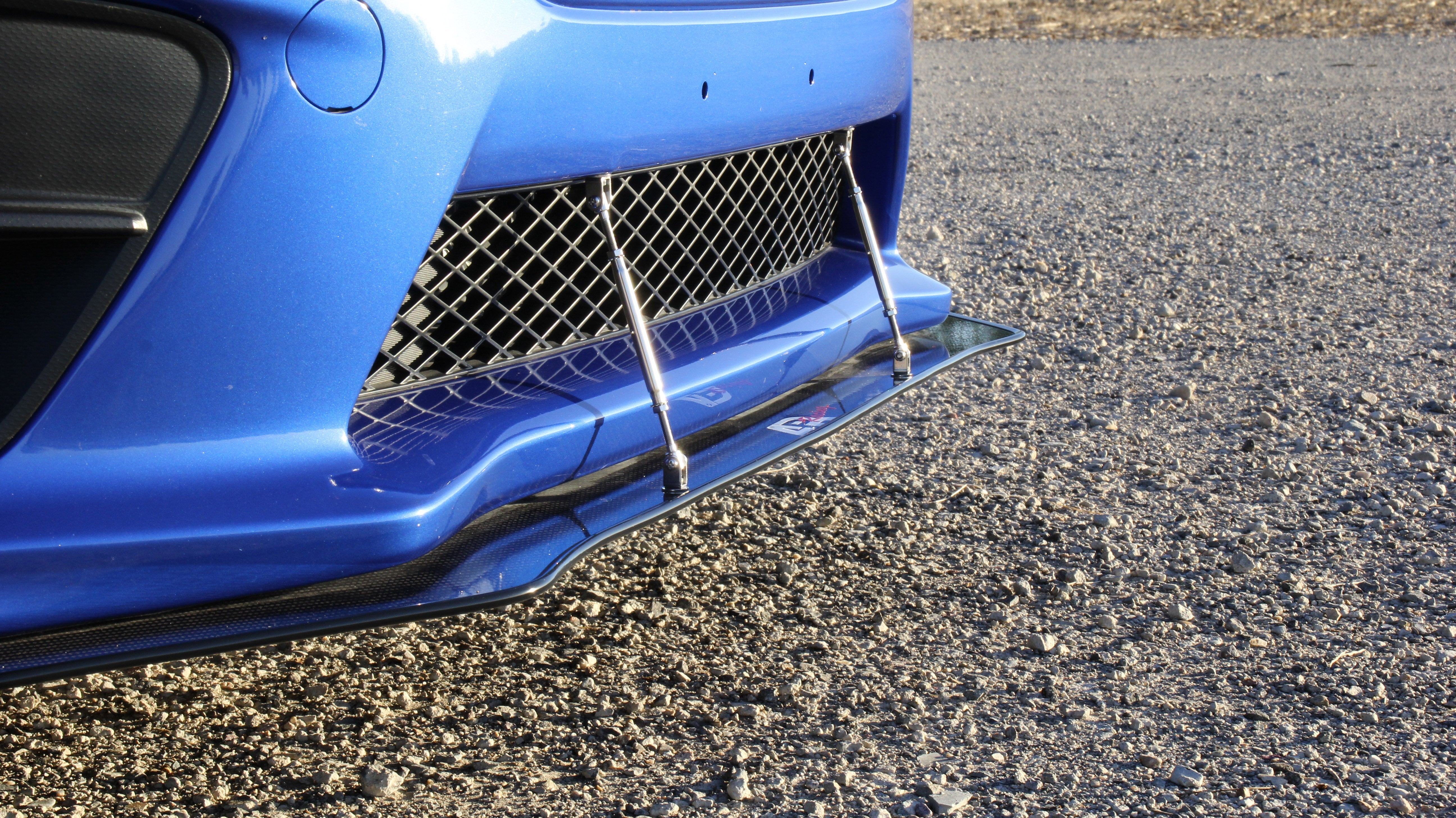 Subaru WRX Carbon Fiber Wind Splitter w/ Rods 2015-2017 (WRX Only)-Front Wind Splitter-Grocery Getter Performance