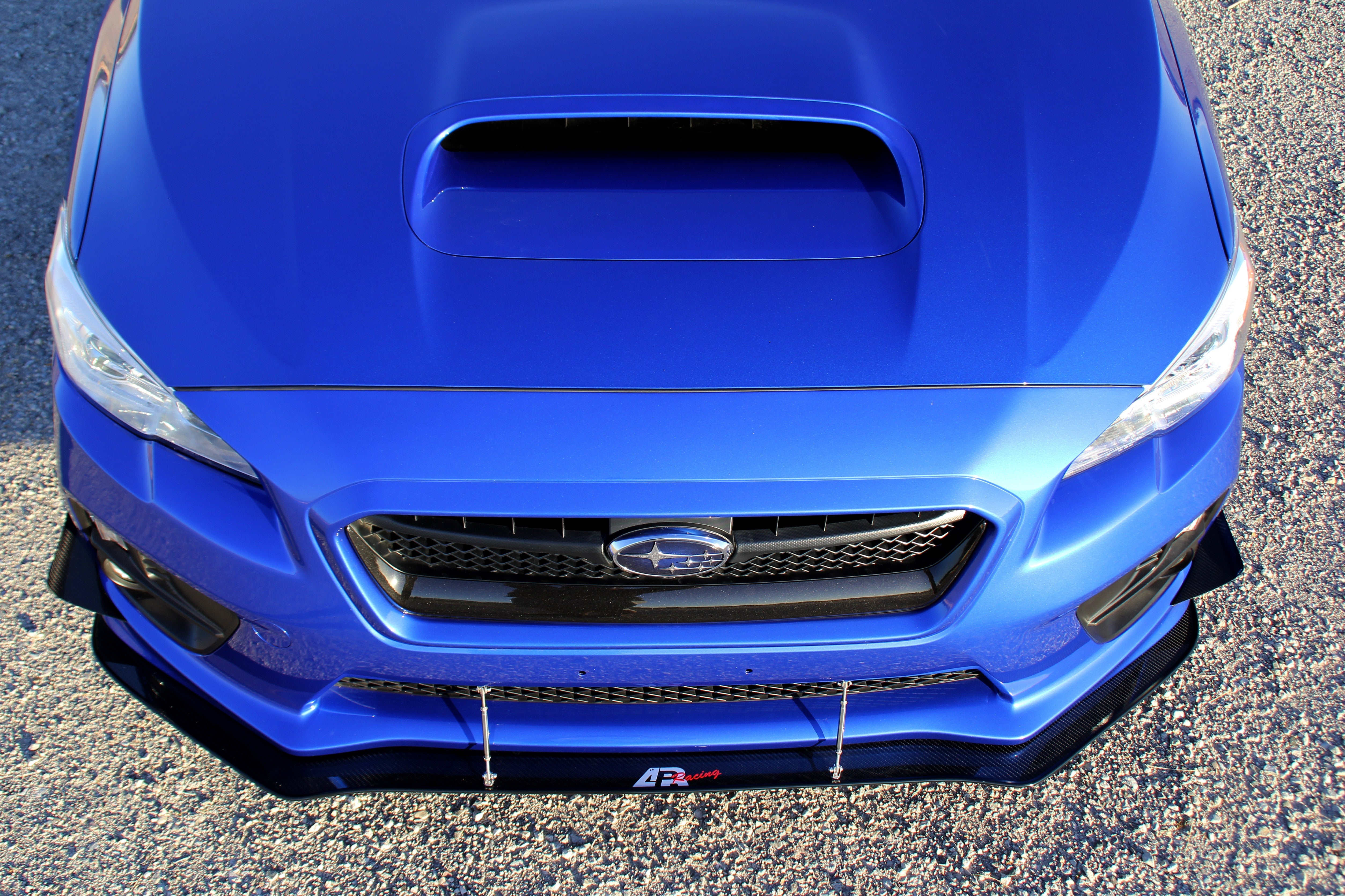 Subaru WRX Carbon Fiber Wind Splitter w/ Rods 2015-2017 (WRX Only)-Front Wind Splitter-Grocery Getter Performance