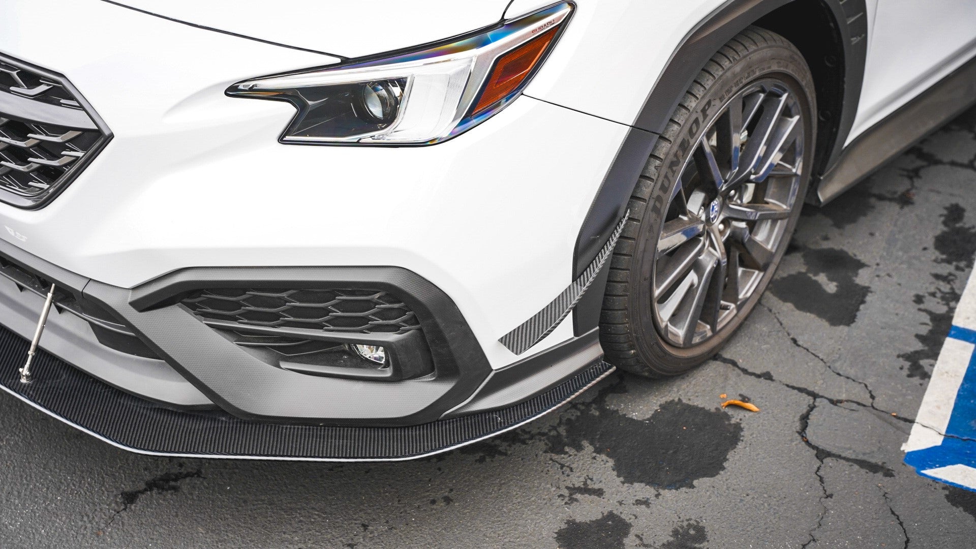Subaru WRX Carbon Fiber Wind Splitter w/ Rods 2022-Up-Front Wind Splitter-Grocery Getter Performance