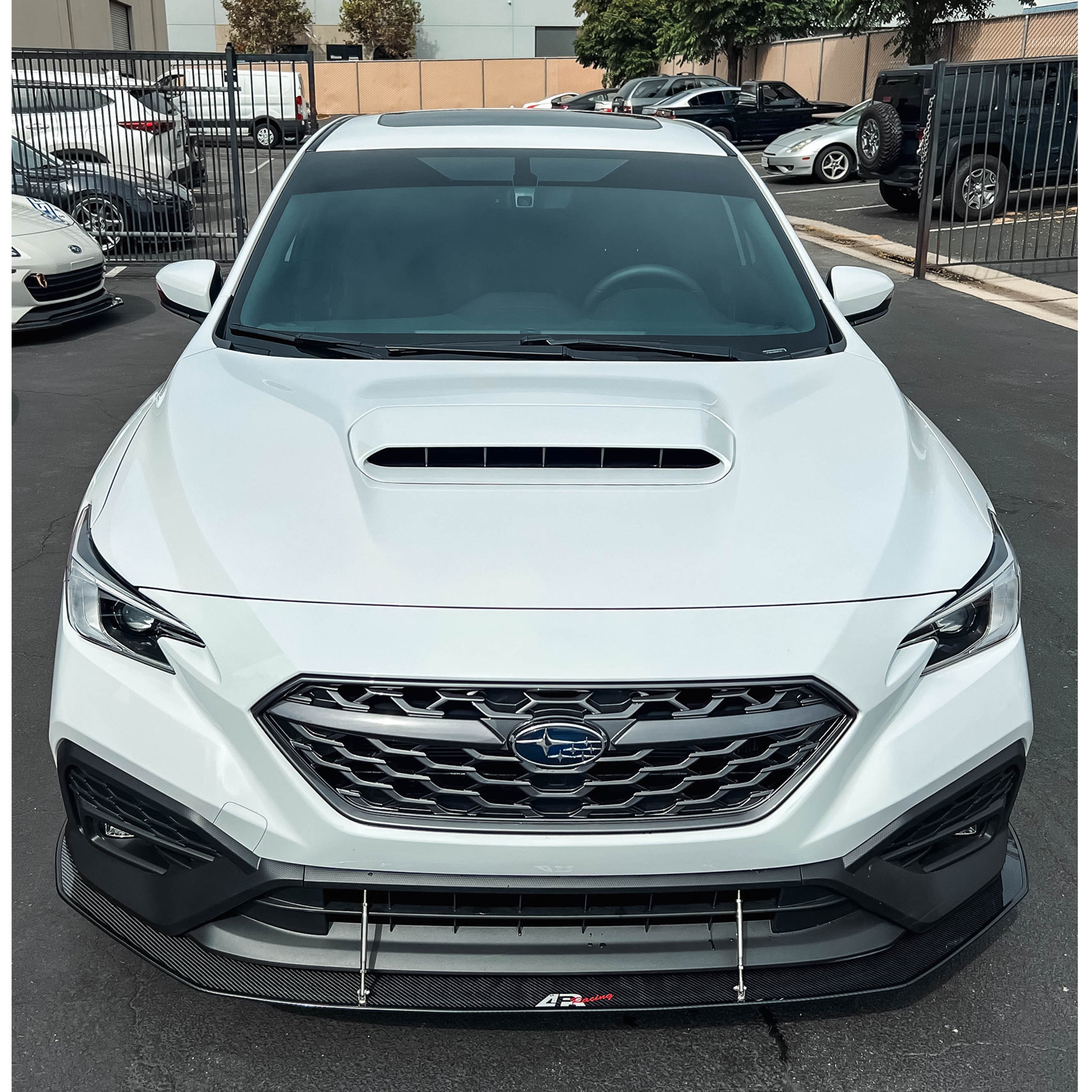 Subaru WRX Carbon Fiber Wind Splitter w/ Rods 2022-Up-Front Wind Splitter-Grocery Getter Performance