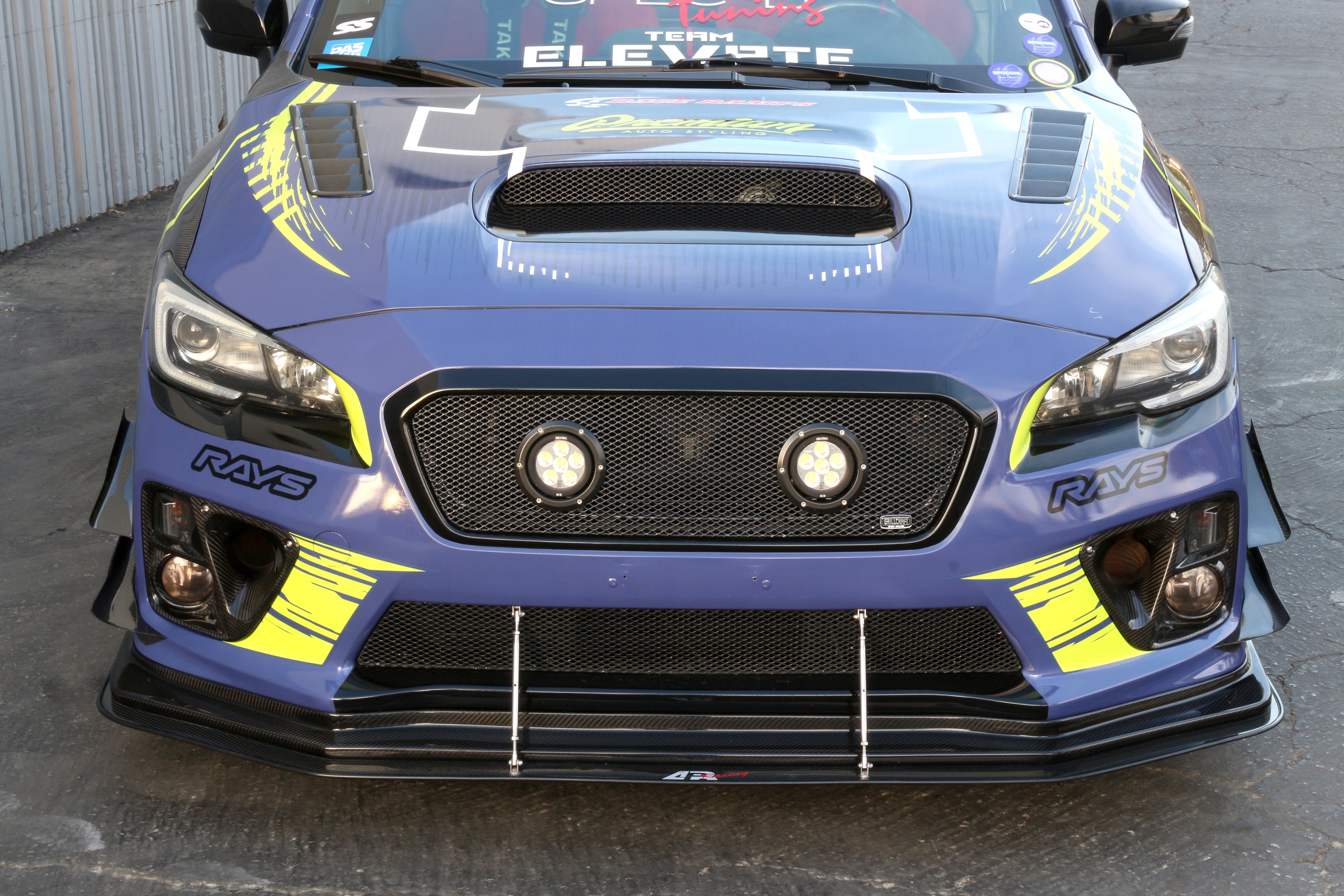 Subaru WRX STI Carbon Fiber Canard 2015-2017-Front Bumper Canards-Grocery Getter Performance
