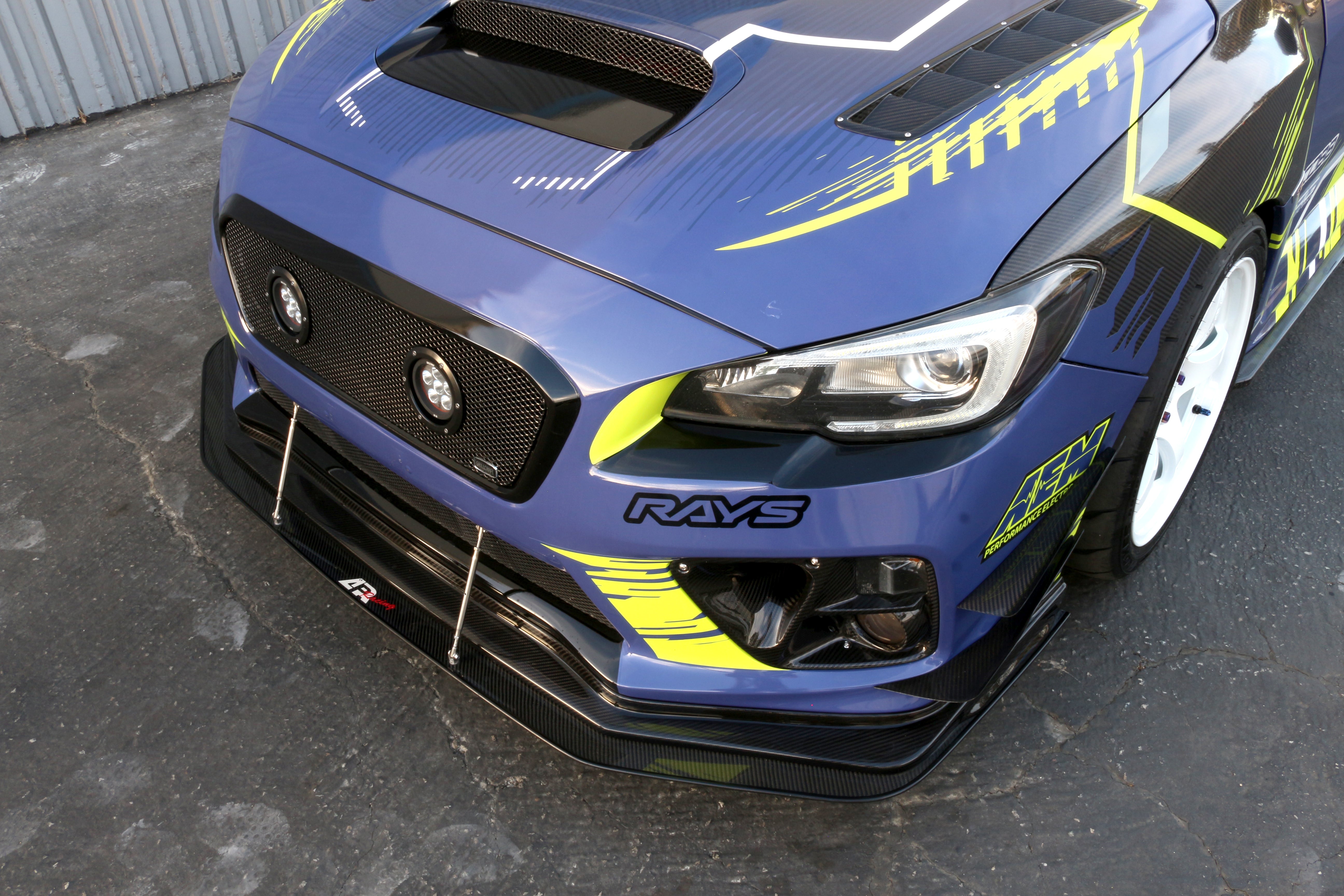 Subaru WRX STI Carbon Fiber Canard 2015-2017-Front Bumper Canards-Grocery Getter Performance