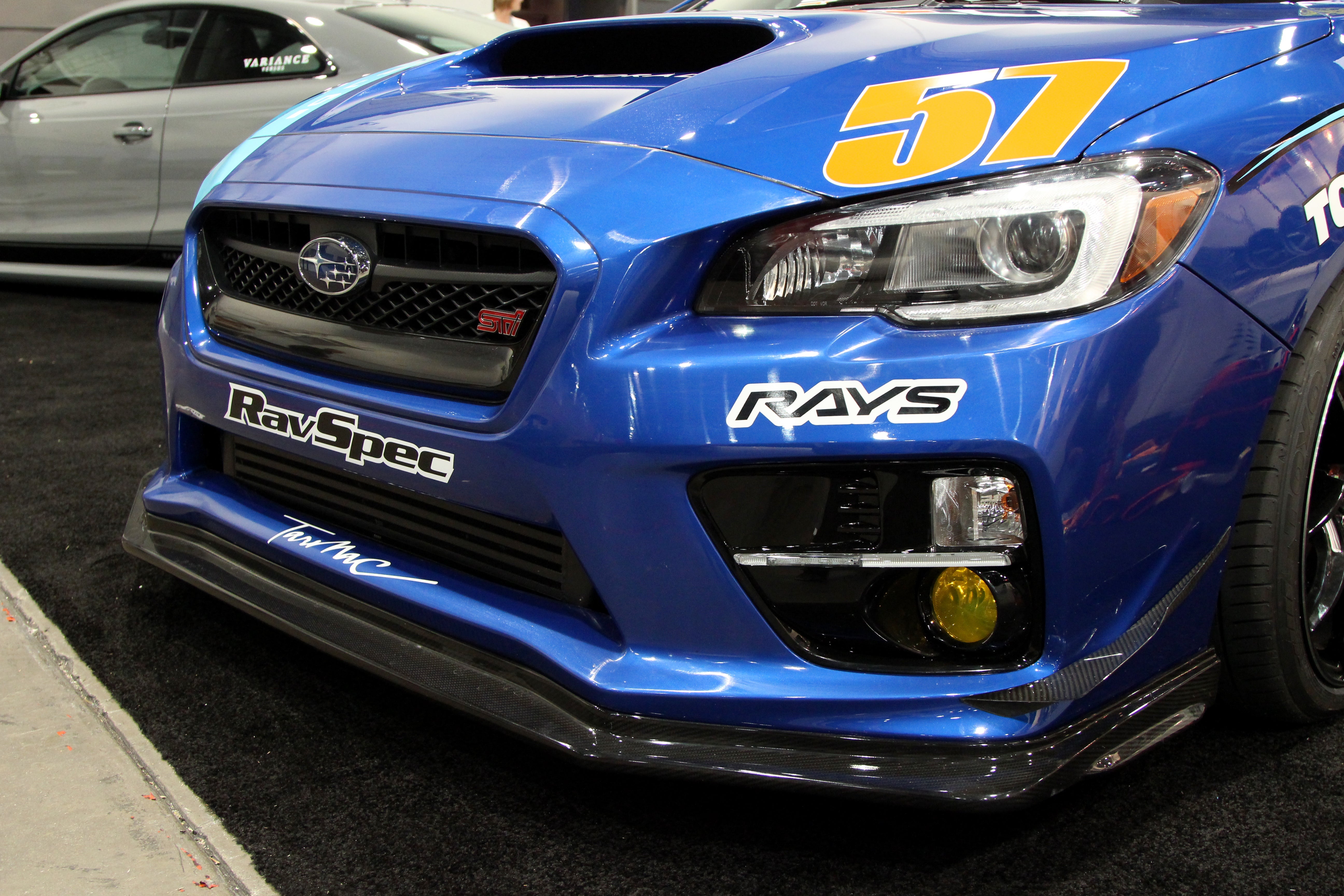 Subaru WRX STI Carbon Fiber Front Bumper Bottom Canards 2015-2017-Front Bumper Canards-Grocery Getter Performance