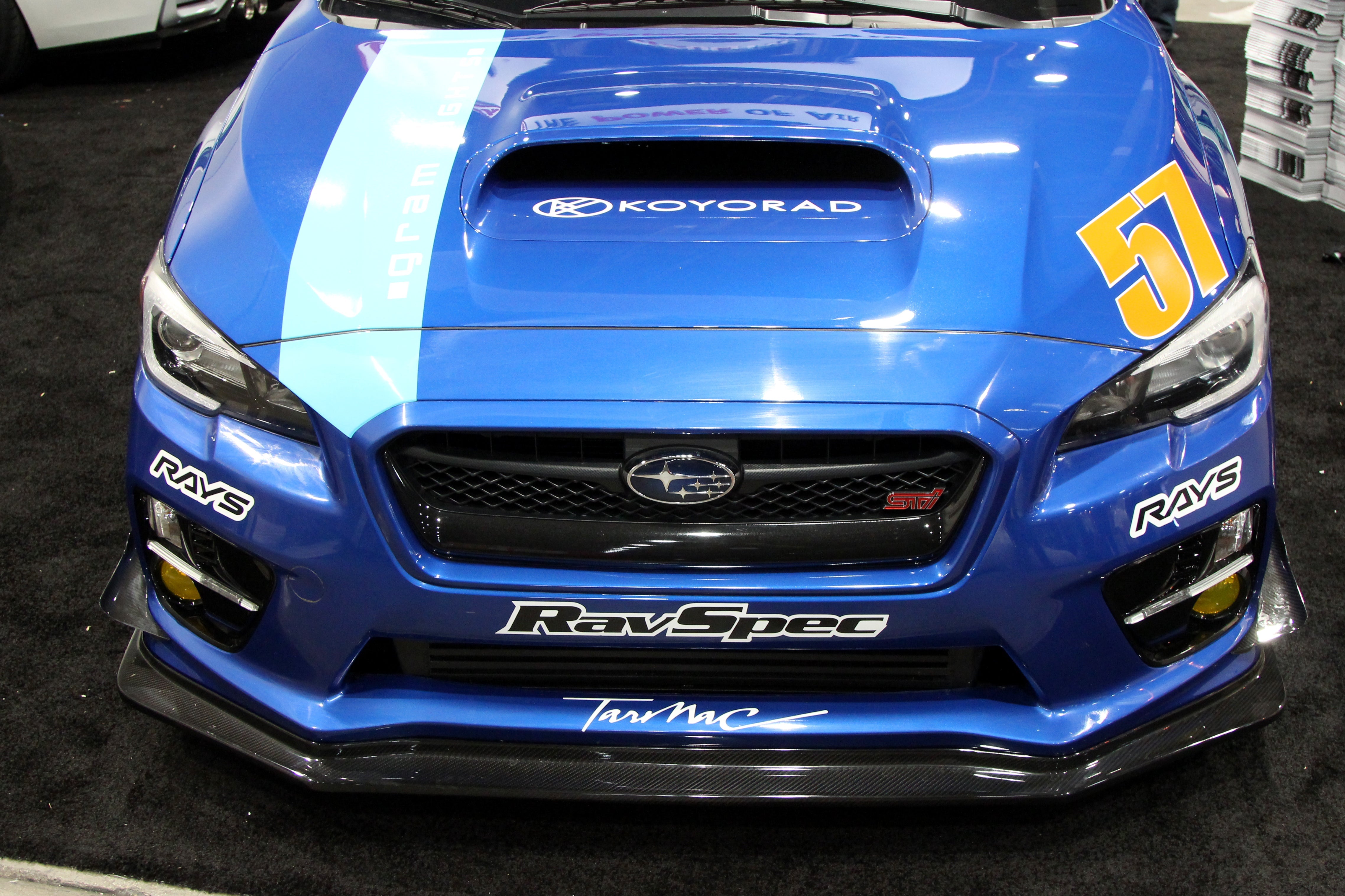 Subaru WRX STI Carbon Fiber Front Bumper Bottom Canards 2015-2017-Front Bumper Canards-Grocery Getter Performance