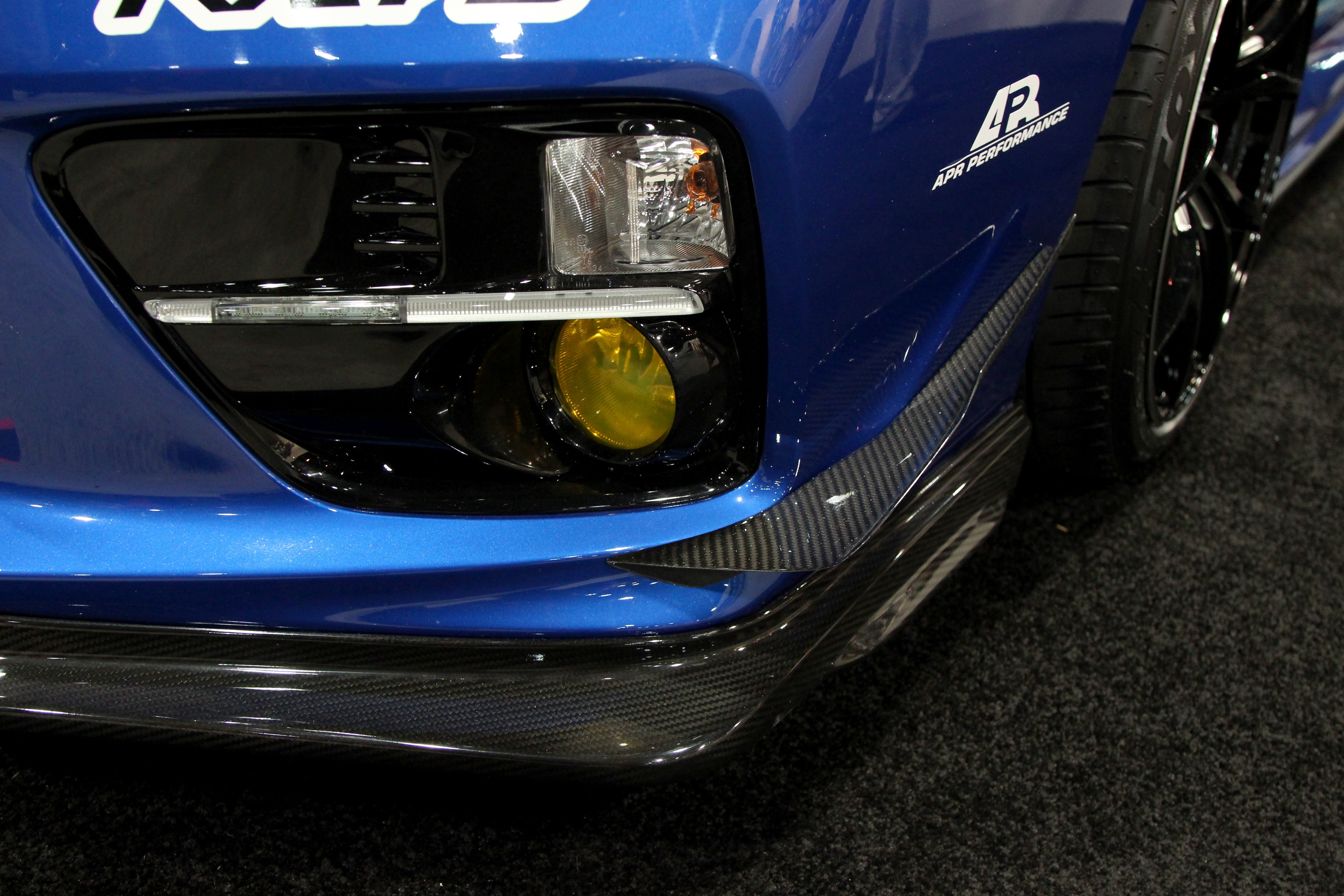 Subaru WRX STI Carbon Fiber Front Bumper Bottom Canards 2015-2017-Front Bumper Canards-Grocery Getter Performance