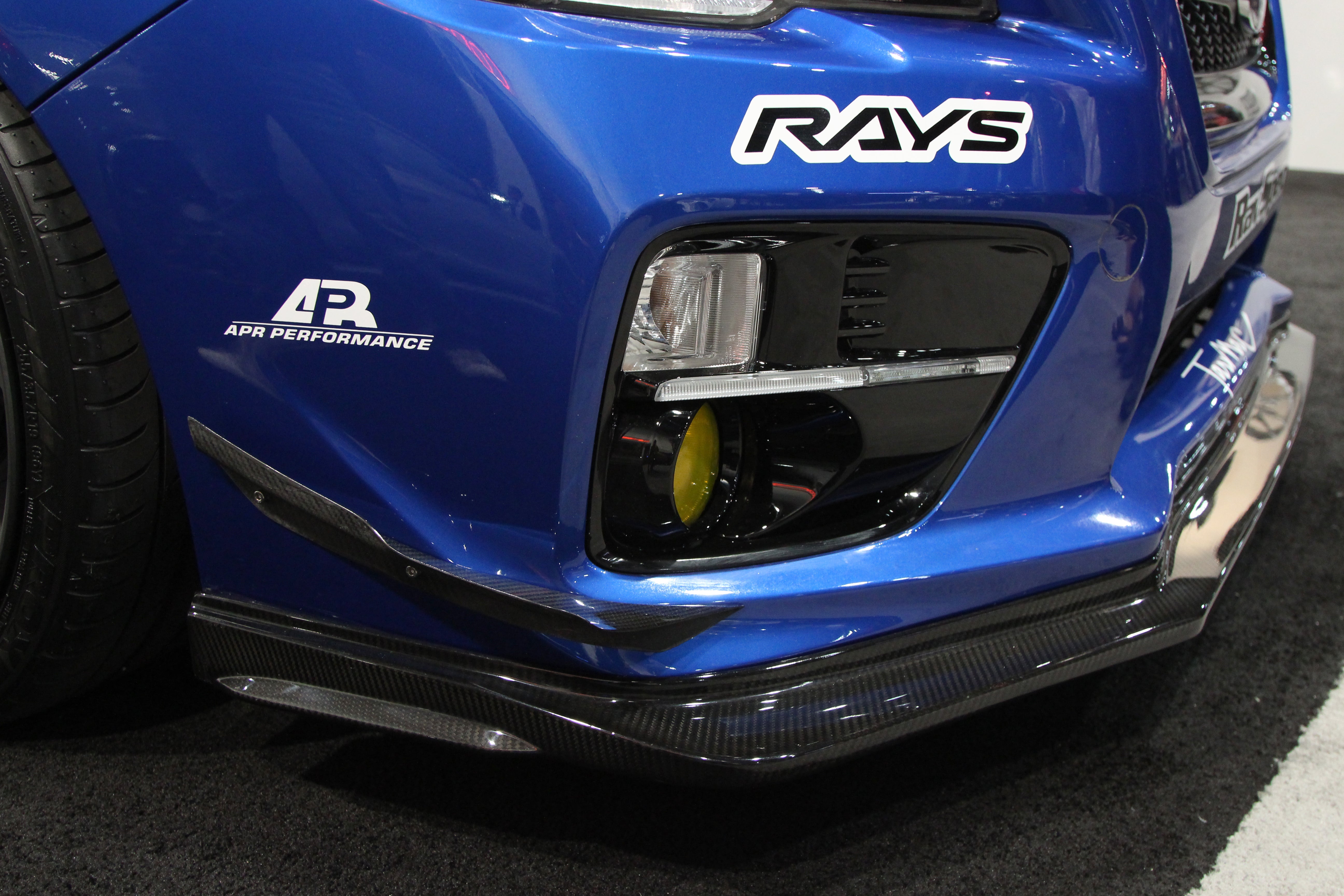 Subaru WRX STI Carbon Fiber Front Bumper Bottom Canards 2015-2017-Front Bumper Canards-Grocery Getter Performance