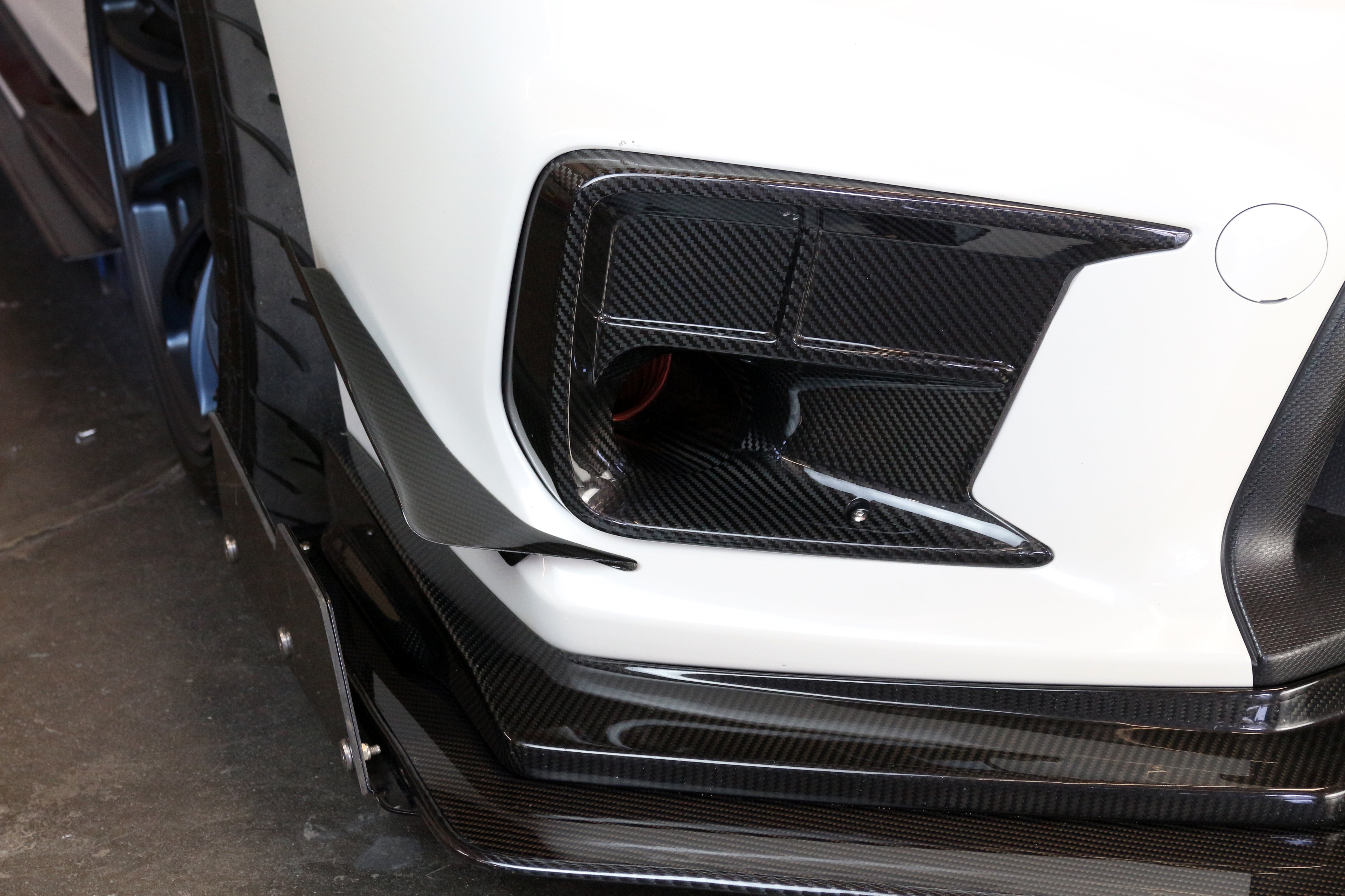 Subaru WRX STI Carbon Fiber Front Bumper Bottom Canards 2018-2021-Front Bumper Canards-Grocery Getter Performance