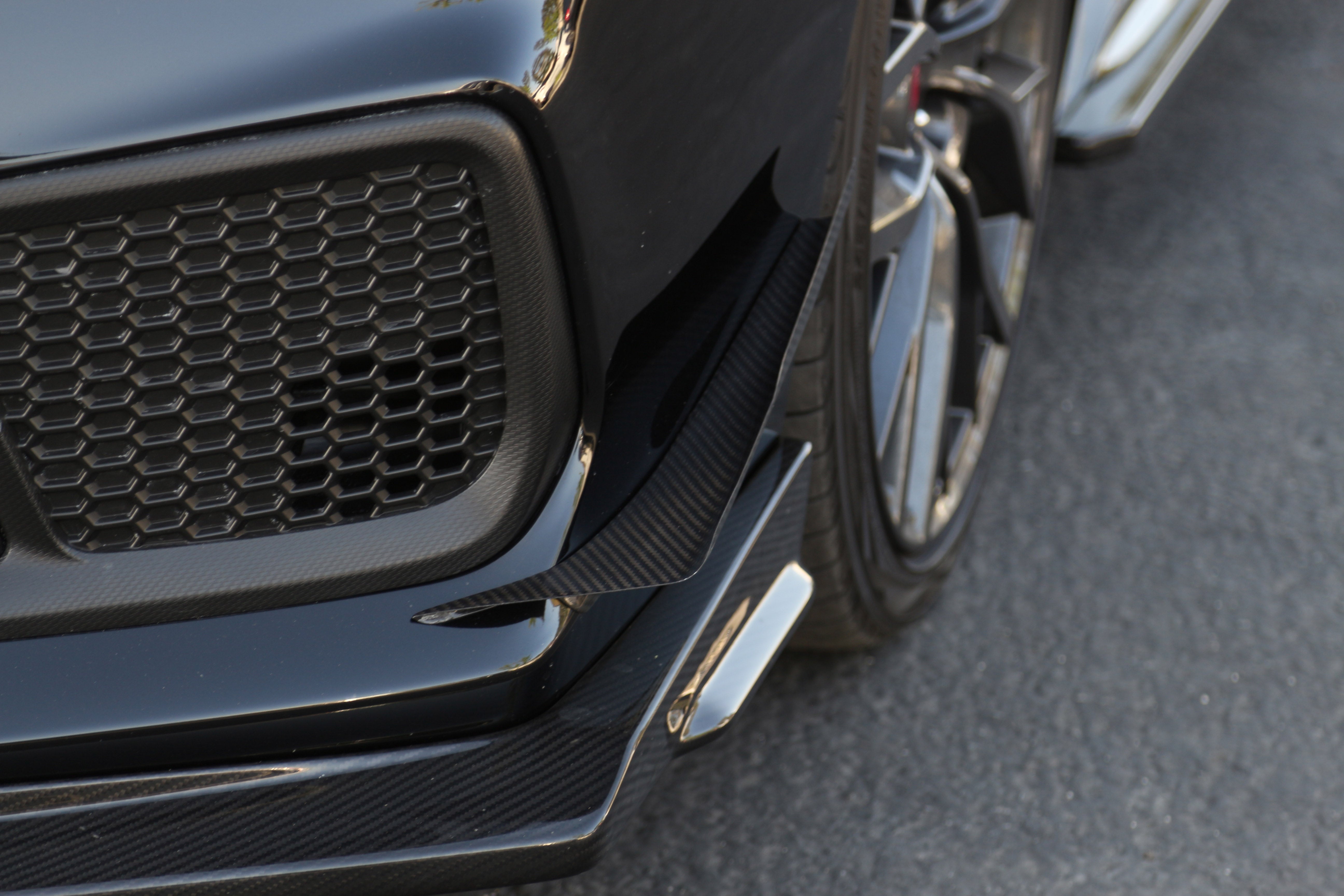 Subaru WRX STI Carbon Fiber Front Bumper Bottom Canards 2018-2021-Front Bumper Canards-Grocery Getter Performance