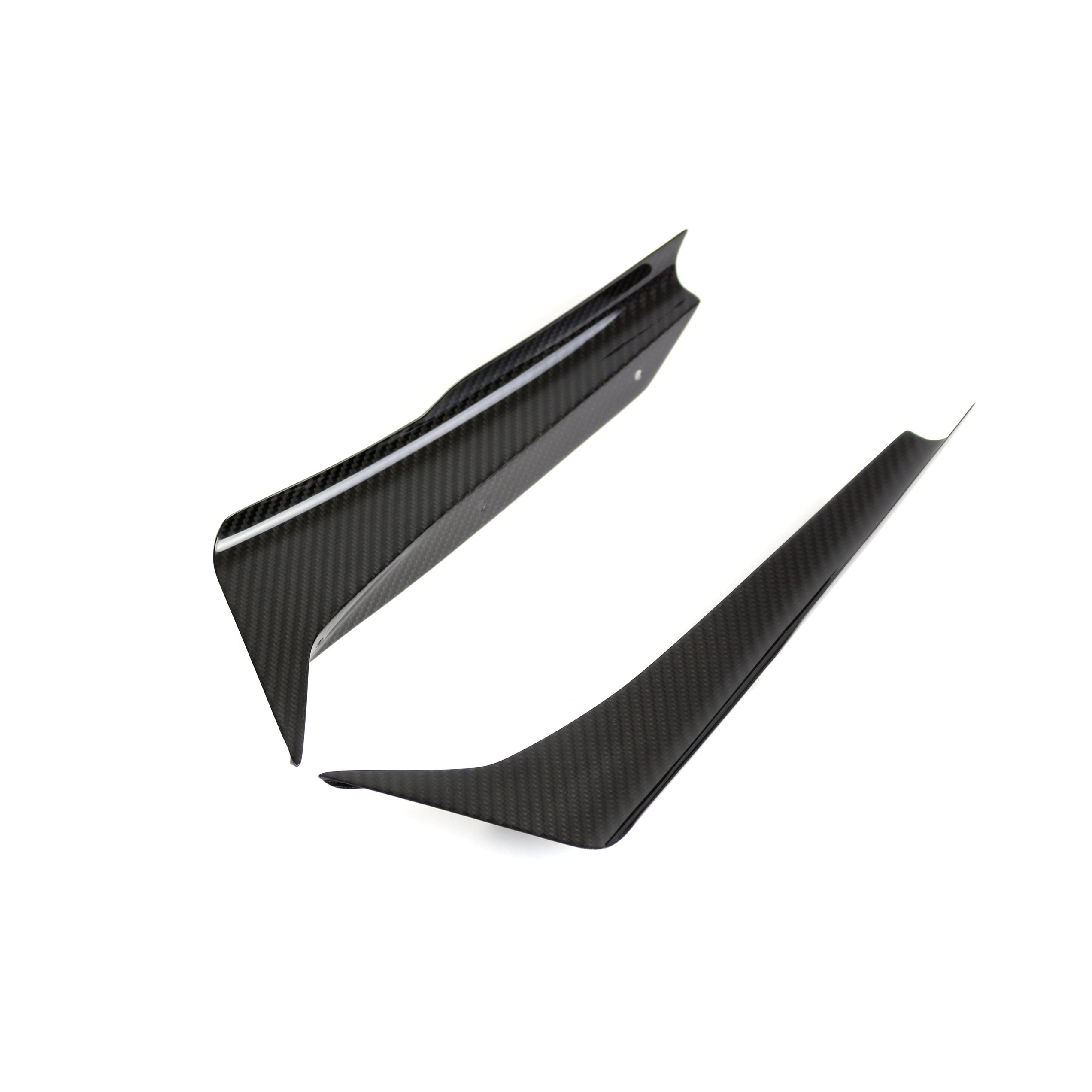 Subaru WRX STI Carbon Fiber Front Bumper Bottom Canards 2018-2021-Front Bumper Canards-Grocery Getter Performance