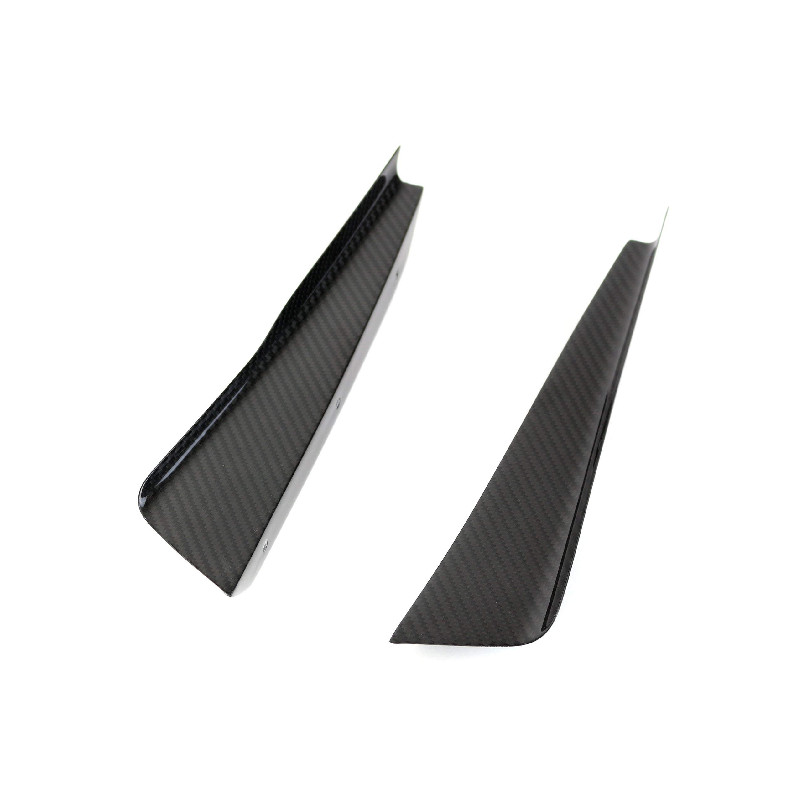 Subaru WRX STI Carbon Fiber Upper Canard Pair 2018-2021-Front Bumper Canards-Grocery Getter Performance