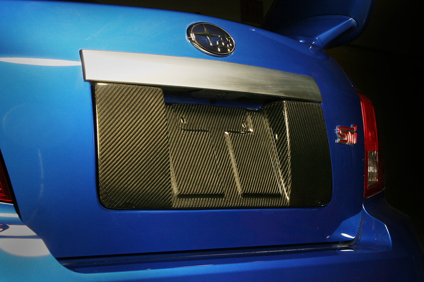 Subaru WRX/ STI Sedan Carbon Fiber License Plate Frame 2008-2014-License plate backing-Grocery Getter Performance
