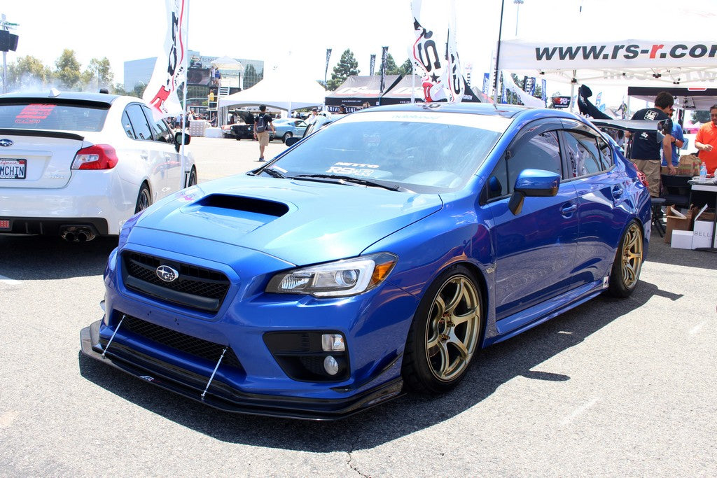 Subaru WRX/STI Carbon Fiber Wind Splitter w/ Rods 2015-2017 (APR Performance Lip)-Front Wind Splitter-Grocery Getter Performance