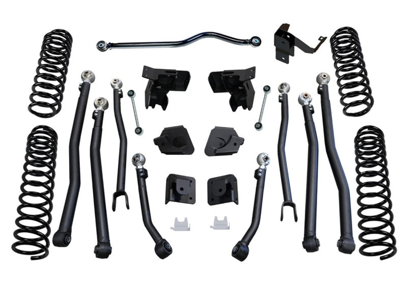 Superlift 07-18 Jeep Wrangler JK 4in Long Arm Kit - Fox RES Shocks-Lift Kits-Grocery Getter Performance