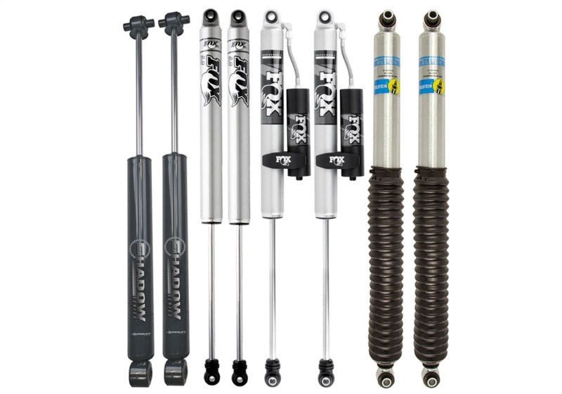 Superlift 07-18 Jeep Wrangler JK 4in Long Arm Kit - Shadow Shocks-Lift Kits-Grocery Getter Performance