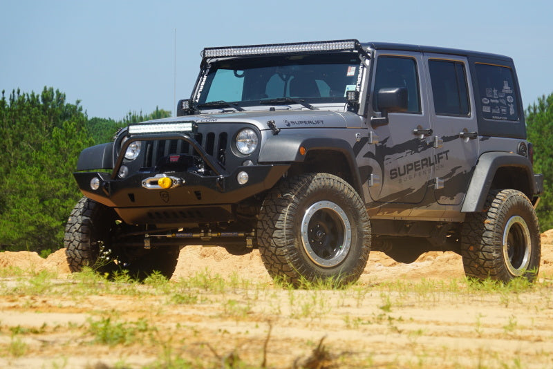 Superlift 07-18 Jeep Wrangler JK 4WD 4in Suspension Lift Kit w/ Fox 2.0 Res Shocks-Lift Kits-Grocery Getter Performance