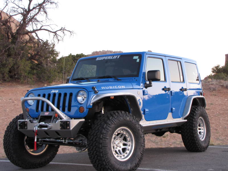 Superlift 07-18 Jeep Wrangler JK 4WD 4in Suspension Lift Kit w/ Fox 2.0 Res Shocks-Lift Kits-Grocery Getter Performance