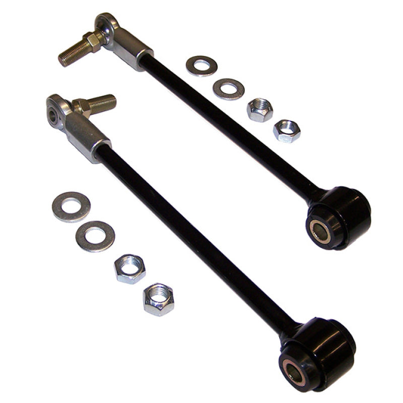 Superlift 07-18 Jeep Wrangler JK Rubicon w/ 2-4in Lift Kit Sway Bar Links - Front-Sway Bars-Grocery Getter Performance