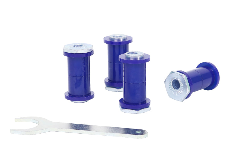 SuperPro 1984 BMW 318i Base Rear Trailing Arm Camber & Toe Adjustable Bushing Kit-Suspension Arm Bushings-Grocery Getter Performance