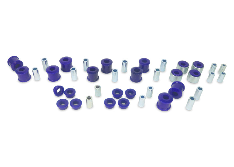 SuperPro 1991 Toyota Land Cruiser Base Front / Rear Vehicle Bushing Kit - 2 Deg. Caster Correction-Suspension Arm Bushings-Grocery Getter Performance