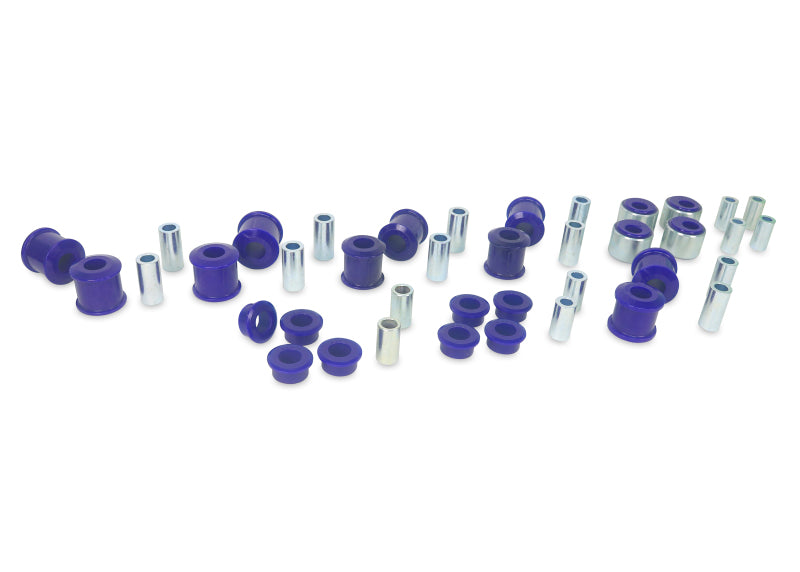 SuperPro 1991 Toyota Land Cruiser Base Front / Rear Vehicle Bushing Kit - 2 Deg. Caster Correction-Suspension Arm Bushings-Grocery Getter Performance
