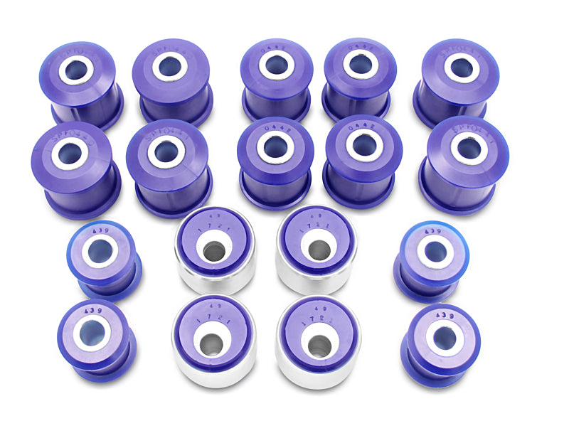 SuperPro 1991 Toyota Land Cruiser Base Front / Rear Vehicle Bushing Kit - 4 Deg. Caster Correction-Bushings - Full Vehicle Kits-Grocery Getter Performance
