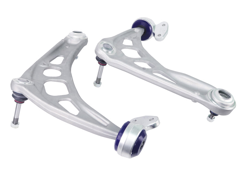 SuperPro 2000 BMW 323Ci Base Front Alloy Lower Control Arm Set (STD Alignment)-Control Arms-Grocery Getter Performance