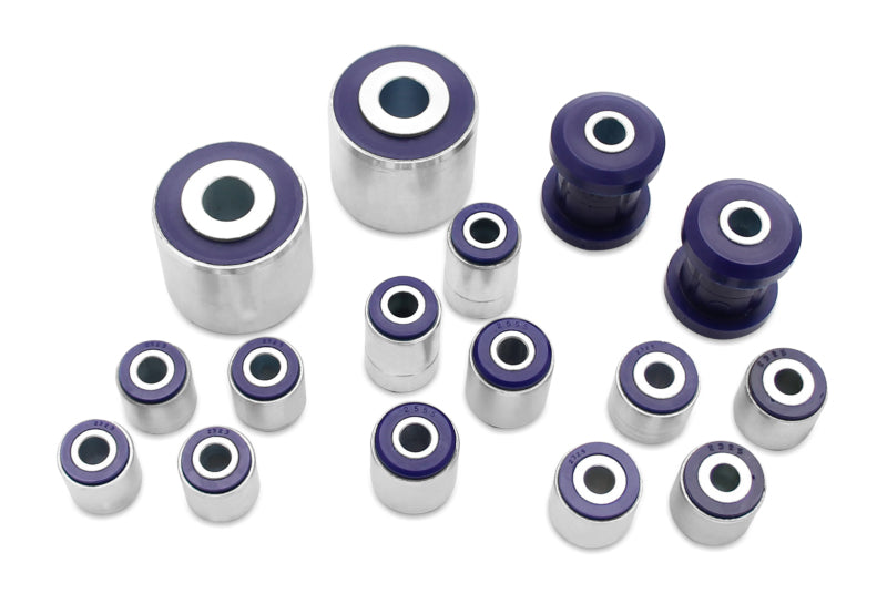 SuperPro 2004 Mazda 3 i Front/Rear Vehicle Master Bushing Kit Std Alignment w/o Trailing Arm Bushing-Bushings - Full Vehicle Kits-Grocery Getter Performance
