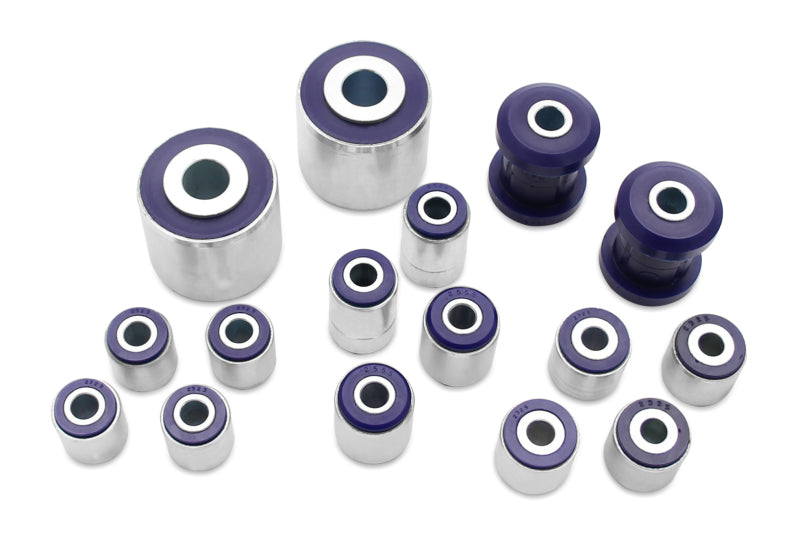 SuperPro 2004 Mazda 3 i Front/Rear Vehicle Master Bushing Kit Std Alignment w/o Trailing Arm Bushing-Bushings - Full Vehicle Kits-Grocery Getter Performance
