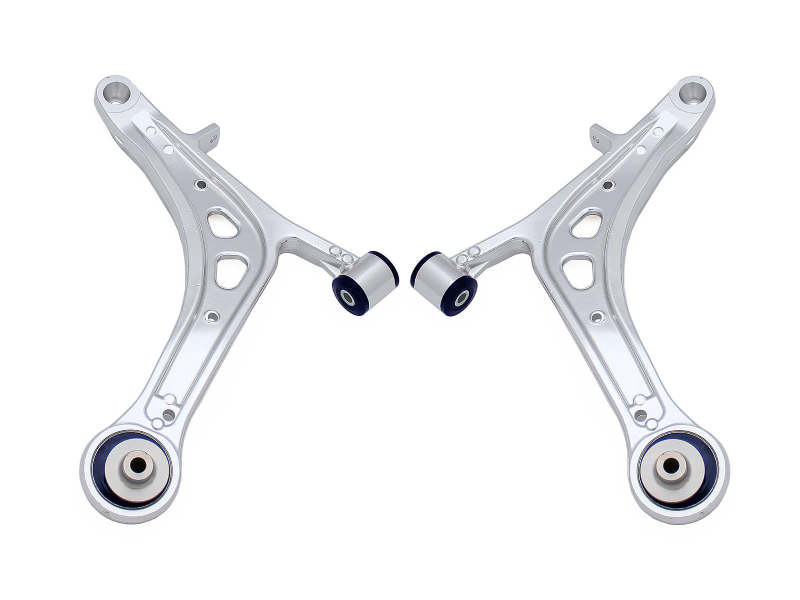 SuperPro 2008 Subaru Impreza WRX STI Front Lower Alloy Control Arm Kit (+Caster)-Control Arms-Grocery Getter Performance