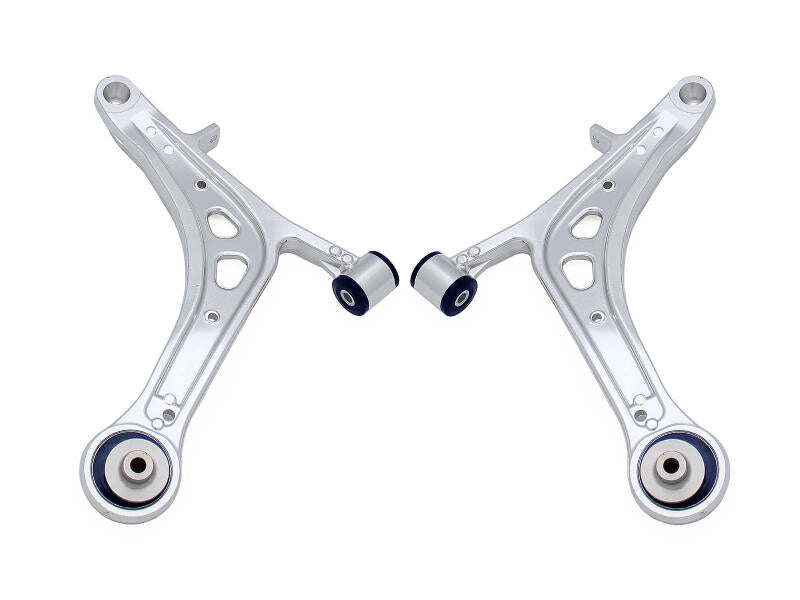 SuperPro 2008 Subaru Impreza WRX STI Front Lower Alloy Control Arm Kit (+Caster)-Control Arms-Grocery Getter Performance