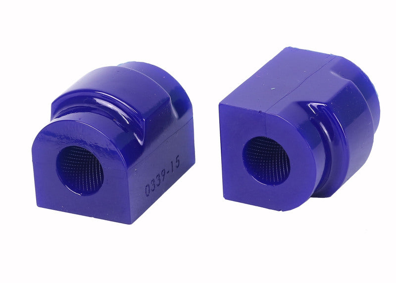 SuperPro 2009 BMW Z4 sDrive30i Rear 15mm Sway Bar Mount Bushing Set-Sway Bar Bushings-Grocery Getter Performance