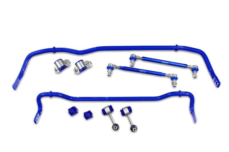 SuperPro 2015 Audi A3 TDI Prestige Front / Rear 24mm & 22mm Adjustable Sway Bar and End Link Kit-Sway Bars-Grocery Getter Performance