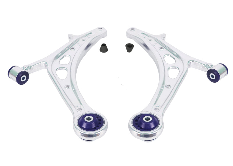 SuperPro 2015 Subaru WRX Limited Front Lower Alloy Control Arm Kit (+Caster)-Control Arms-Grocery Getter Performance
