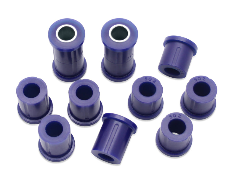 SuperPro 87-99 Ford Courier 4x4 2WD Rear Leaf Spring Full Bushing Kit-Bushing Kits-Grocery Getter Performance