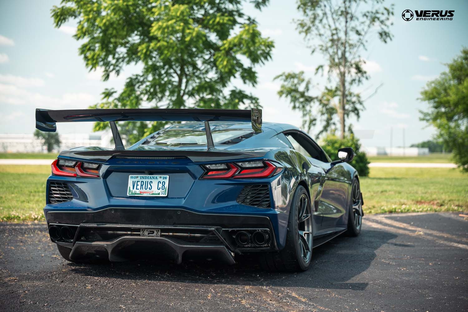 Swan Neck UCW Rear Wing Kit - Corvette Stingray (C8)