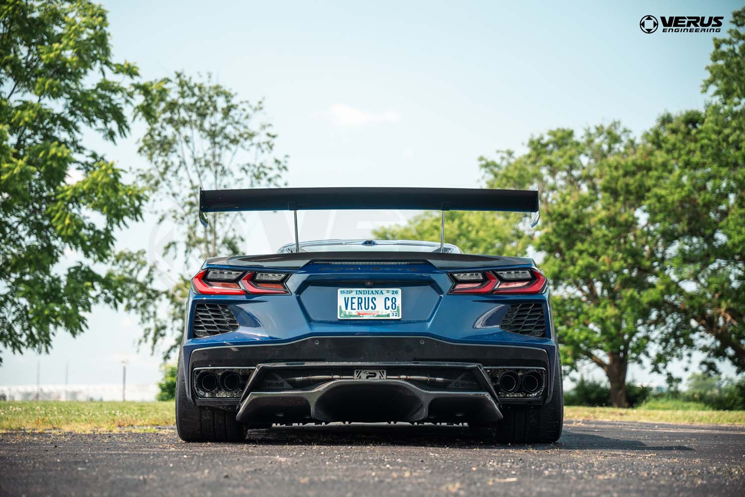 Swan Neck UCW Rear Wing Kit - Corvette Stingray (C8)