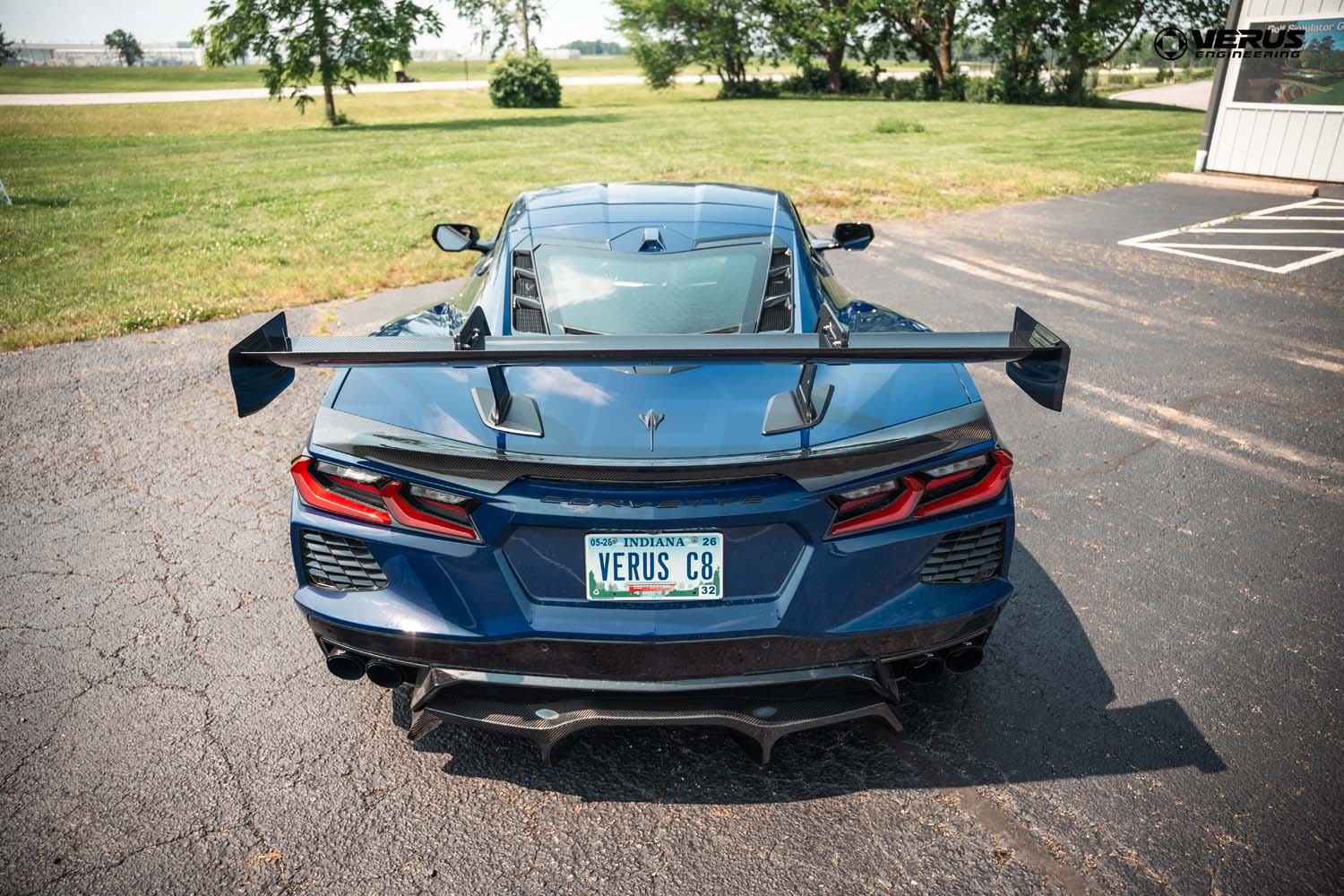 Swan Neck UCW Rear Wing Kit - Corvette Stingray (C8)