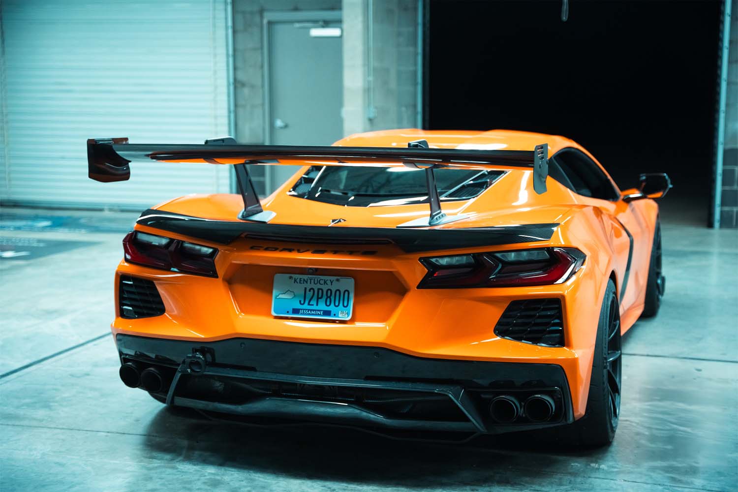 Swan Neck UCW Rear Wing Kit - Corvette Stingray (C8)