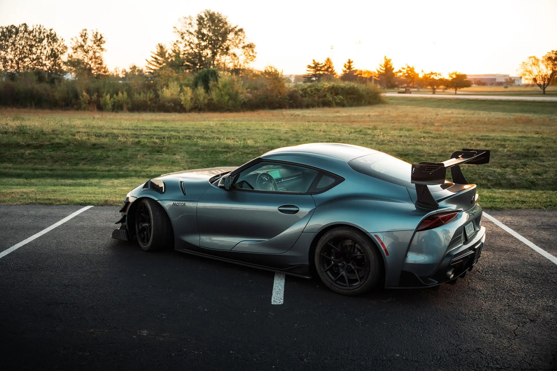 Swan Neck UCW Rear Wing Kit - Mk5 Toyota Supra (BLEMISH) - Grocery Getter Performance