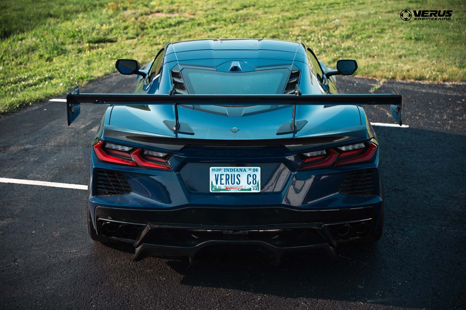 Swan Neck V1X Rear Wing Kit - Corvette Stingray (C8)