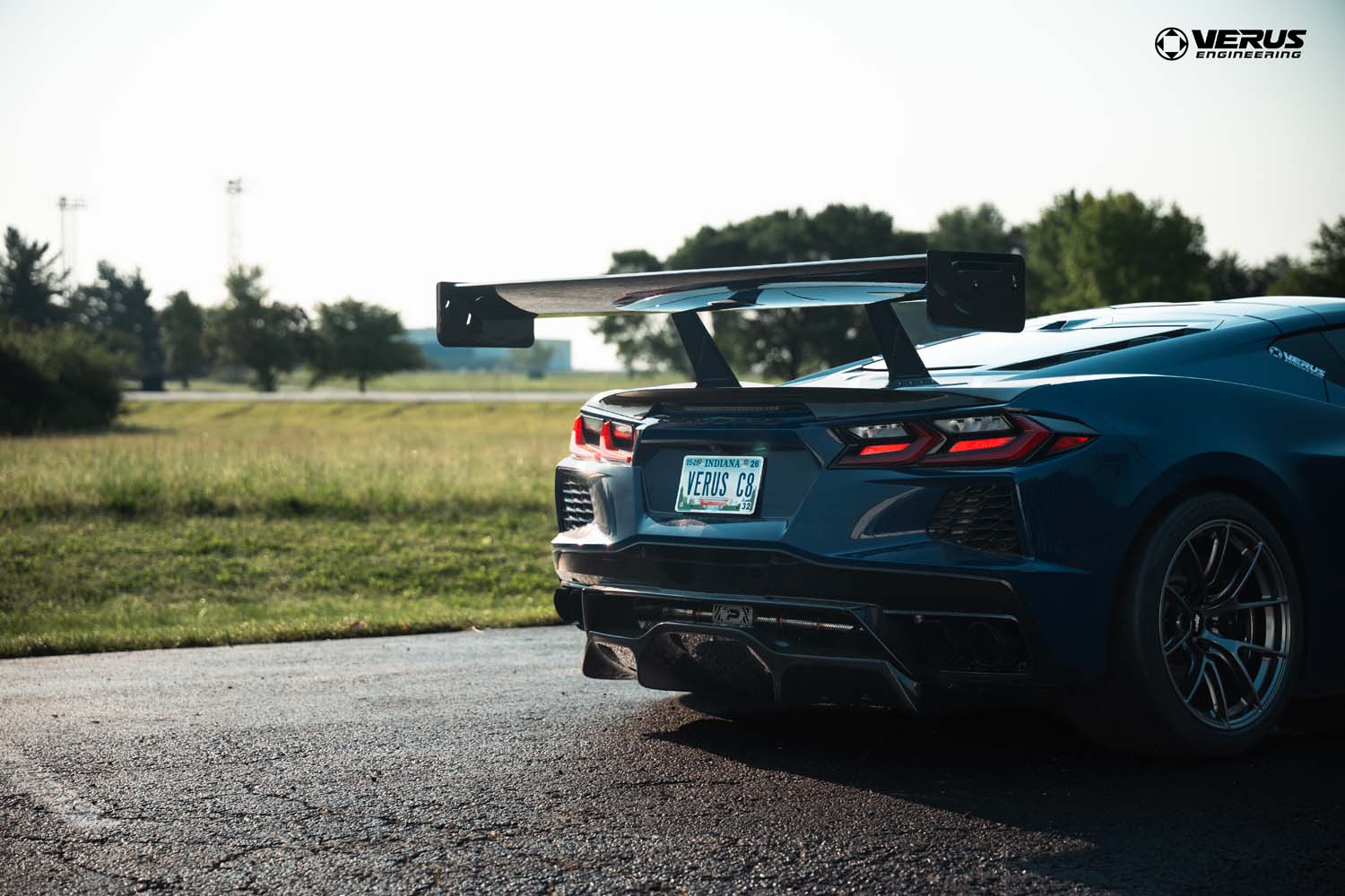 Swan Neck V1X Rear Wing Kit - Corvette Stingray (C8)