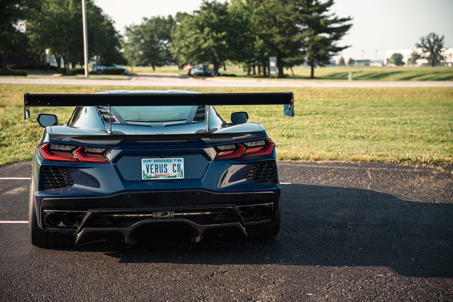 Swan Neck V1X Rear Wing Kit - Corvette Stingray (C8)