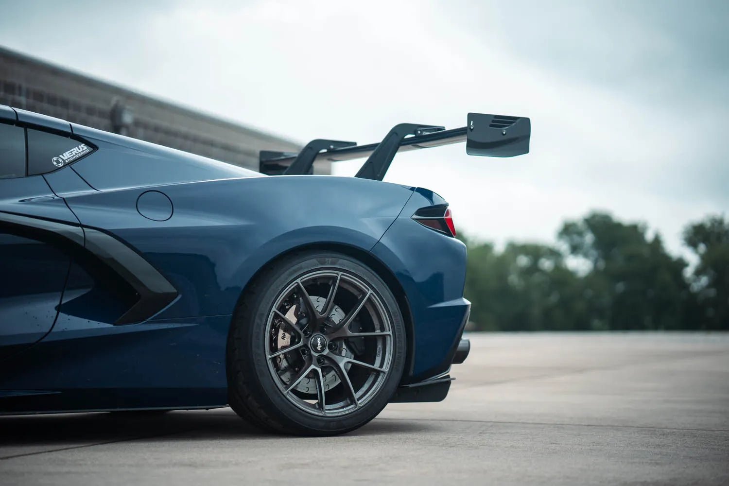 Swan Neck WCW Rear Wing Kit - Corvette Stingray and Z06 (C8) - Grocery Getter Performance